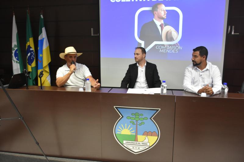 Prefeito Jaison reúne vereadores e imprensa para apresentar ações, investimentos e projetos em andamento em Laranjeiras do Sul